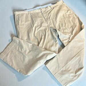 Polo Ralph Lauren Chino Pants 52x30 White Stretch Classic Fit Cotton Twill